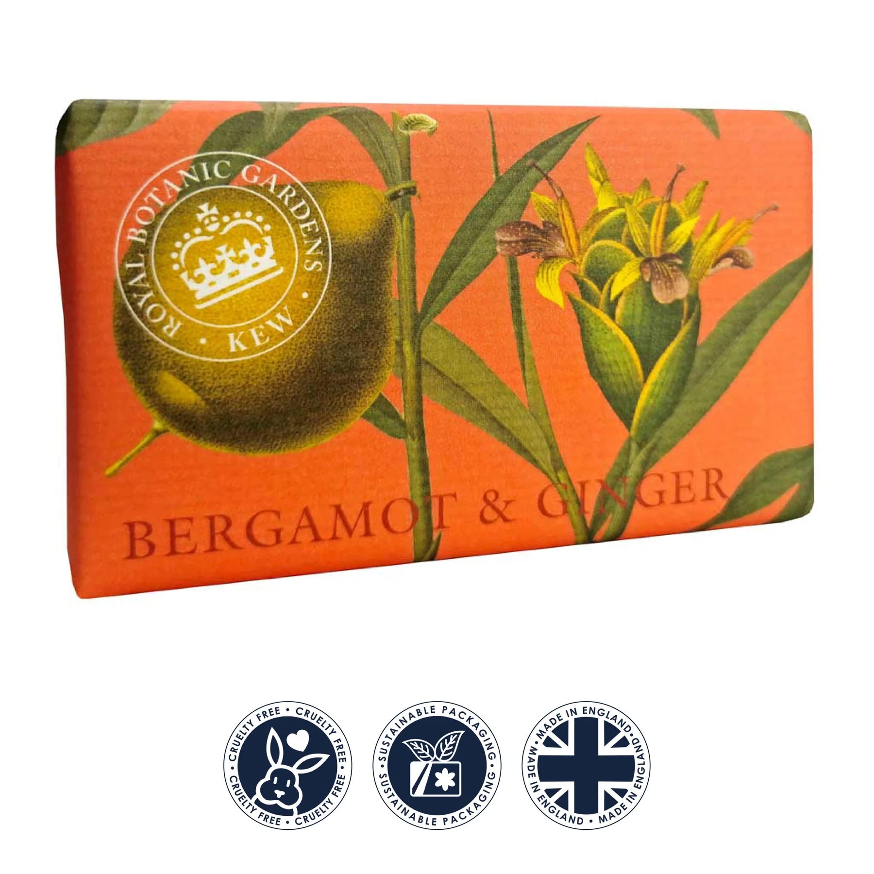 Royal Botanic Gardens Kew - Bergamot & Ginger Soap 240g
