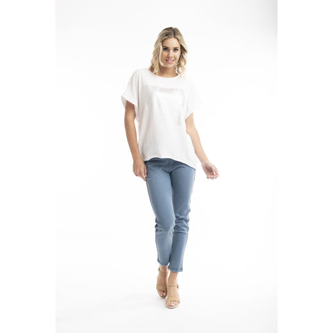 Orientique - Embellished Tee Graded Block