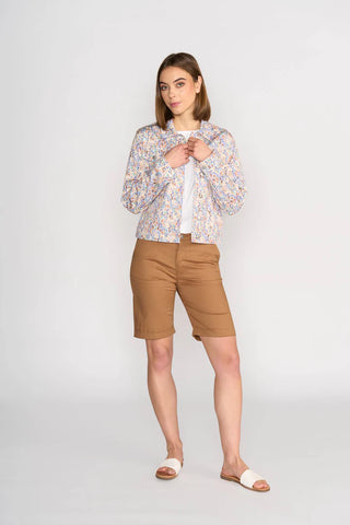 Vassalli - Printed Denim Jacket-Amalfi