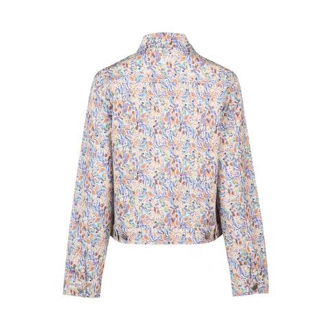 Vassalli - Printed Denim Jacket-Amalfi