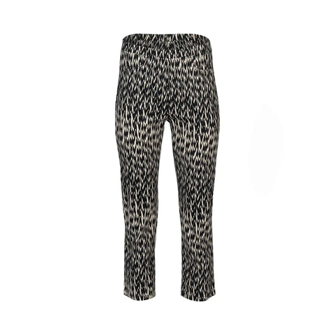 Vassalli - Sierra Printed Slim Leg 7/8 Pull On Pant-Beau