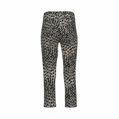 Vassalli - Sierra Printed Slim Leg 7/8 Pull On Pant-Beau