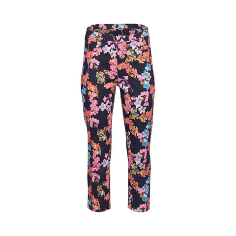 Vassalli - Sierra Printed Slim Leg 7/8 Pull On Pant-Willa