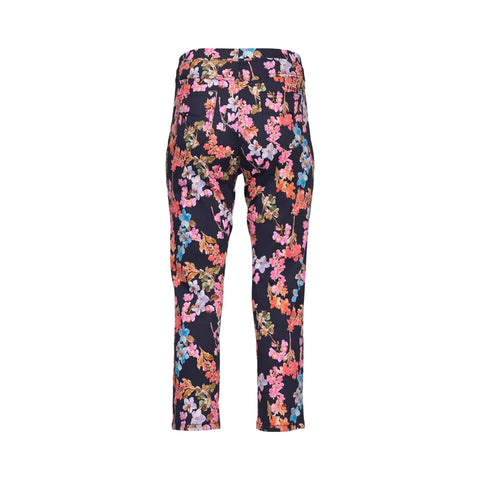 Vassalli - Sierra Printed Slim Leg 7/8 Pull On Pant-Willa