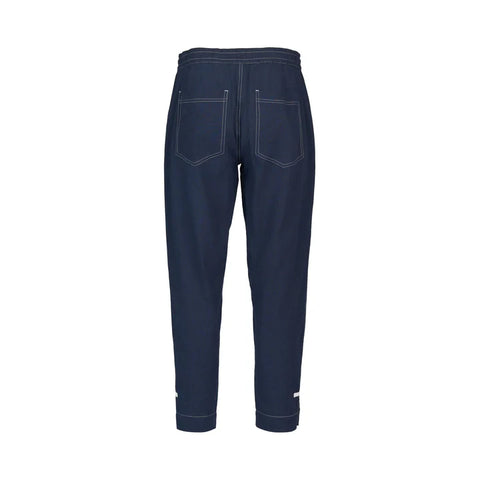 Vassalli - Relaxed Leg Ankle Grazer Pant Contrast Stitch-Ink