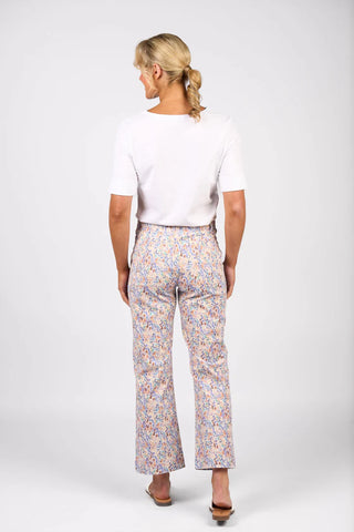 Vassalli - Straight Leg Ankle Grazer Jean Front Patch Pockets-Amalfi