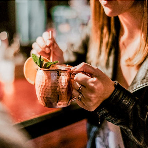 Clinq Copper Moscow Mule Mugs
