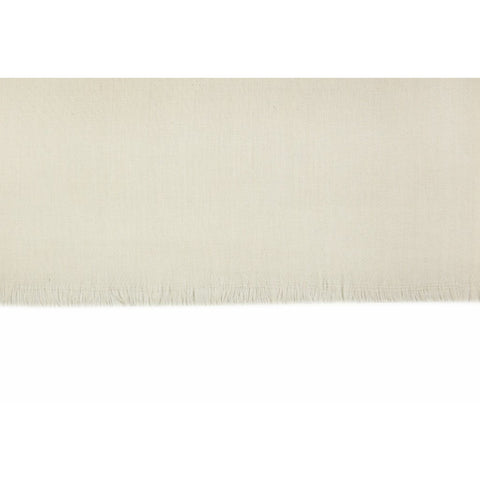 Pearl White Wool Lightweight Scarf  - Melange Chic - 2