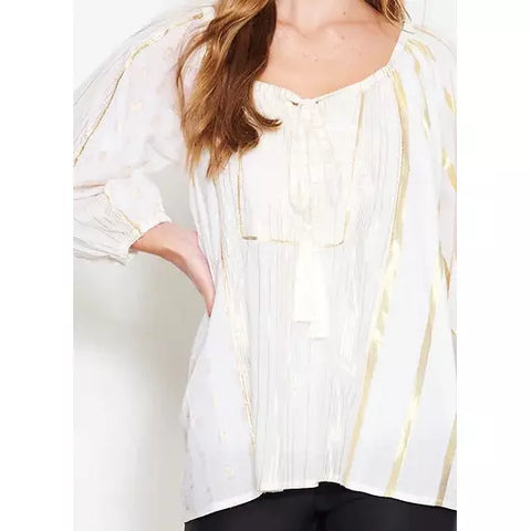 Caju - Casablanca Dreams Blouse Ivory CZ501
