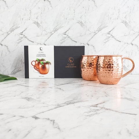 Clinq Copper Moscow Mule Mugs