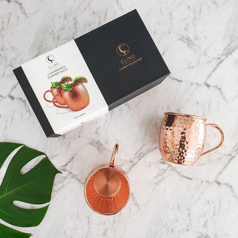 Clinq Copper Moscow Mule Mugs