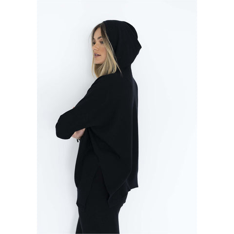 Humidity - Faith Knit Hoodie Black