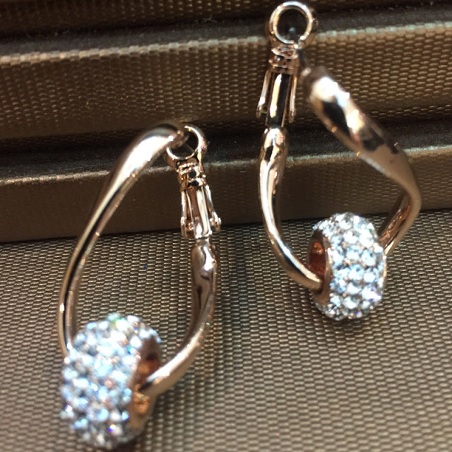 Infinity Pave Earrings