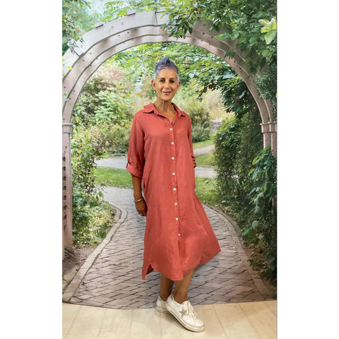 La Strada - Simple Shirt Dress Peperosa