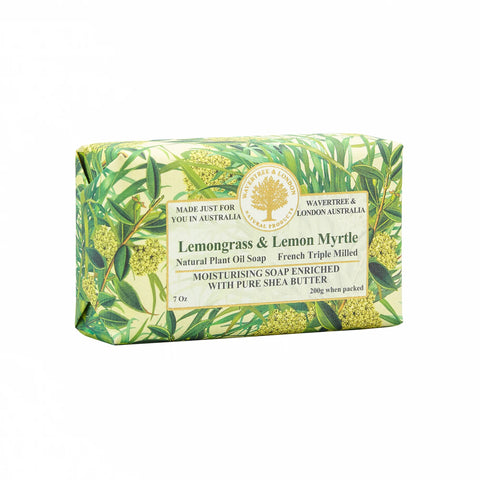 Wavertree and London - Lemongrass & Lemon Myrtle Soap Bar 200g