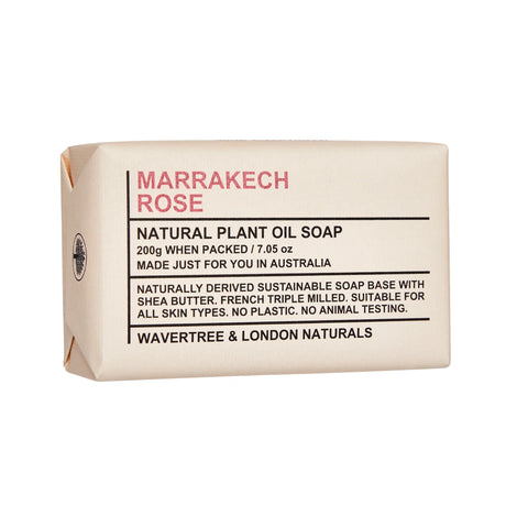 Wavertree and London Naturals - Marrakesh Rose Soap Bar 200g