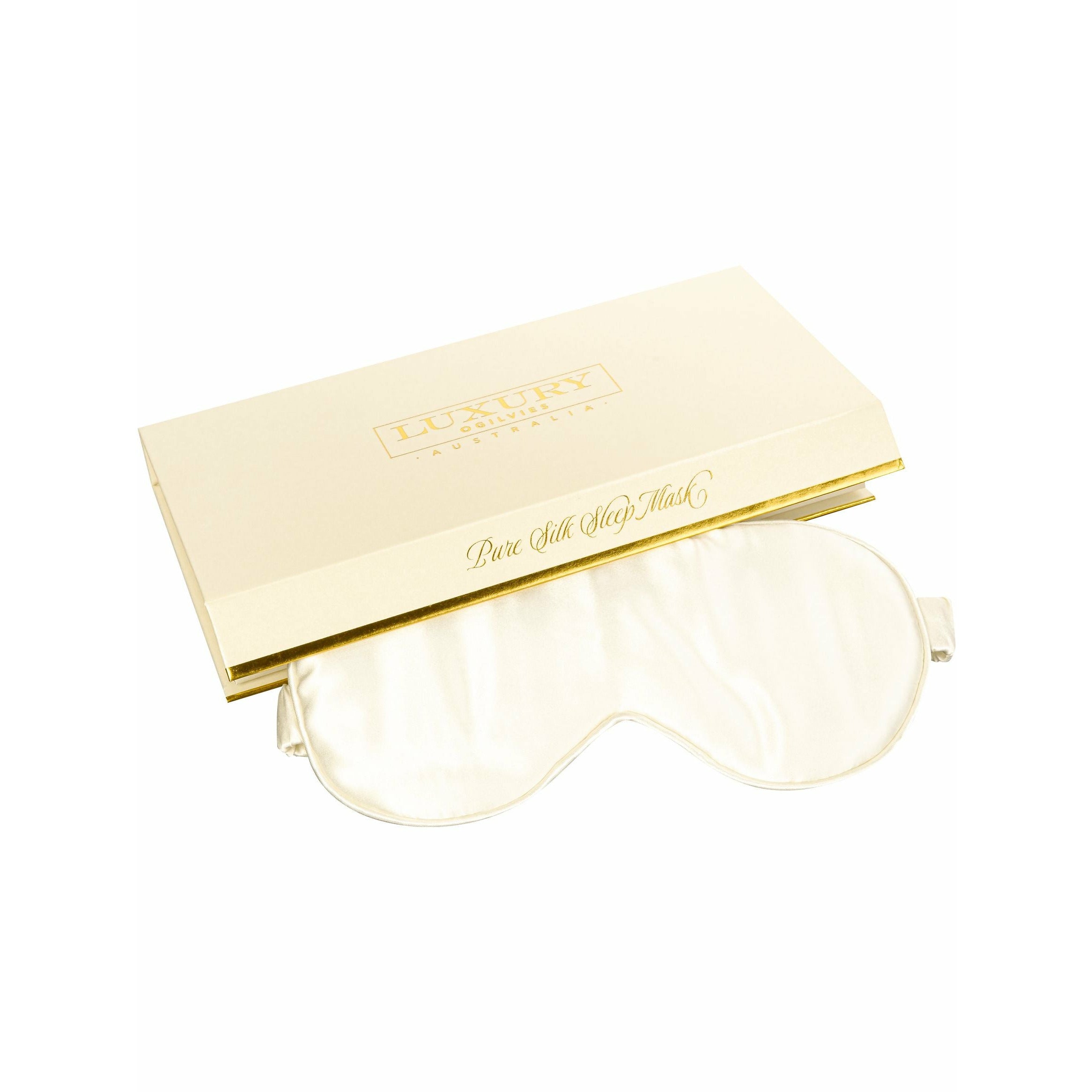 Ogilvies - Luxury Pure Silk Sleep Mask - Pearl