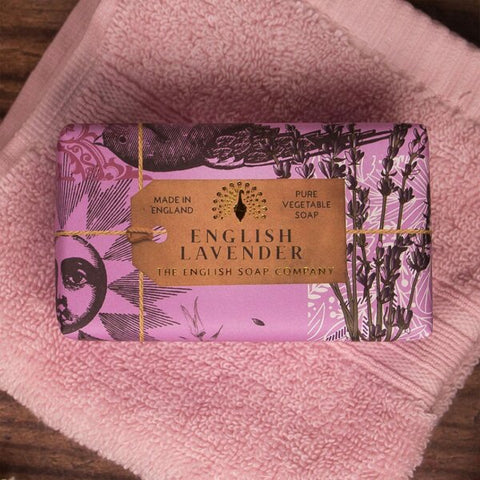 The English Soap Company - English Lavender Soap 190g