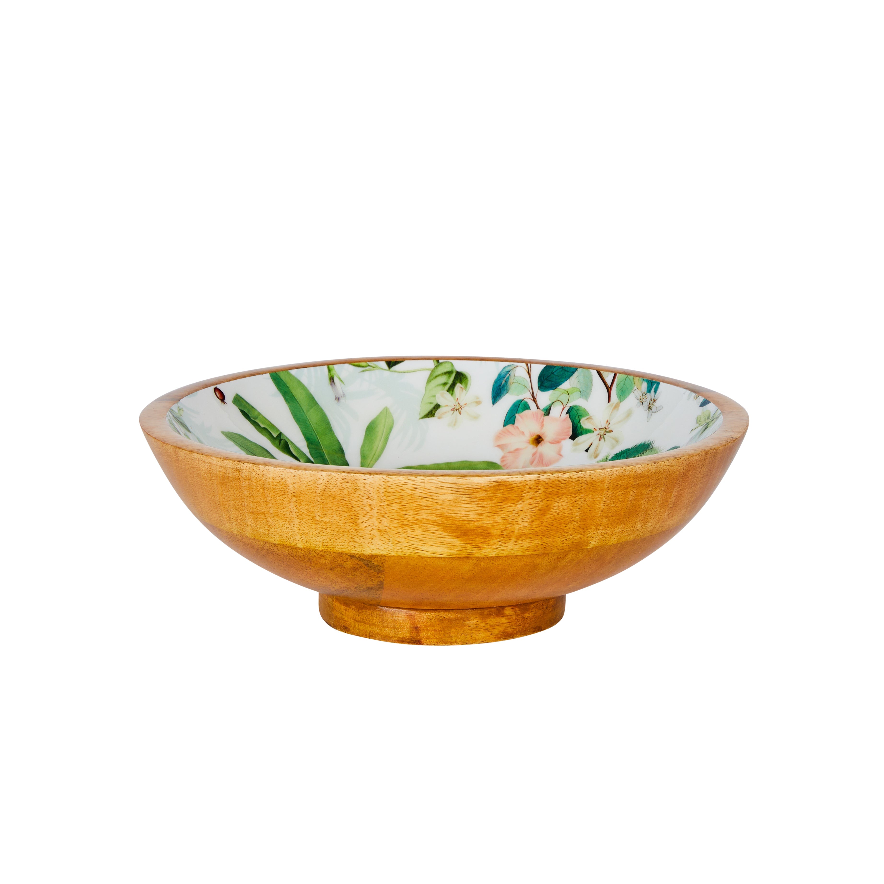 Mango Wood Bowl 25cm-Palm Forest