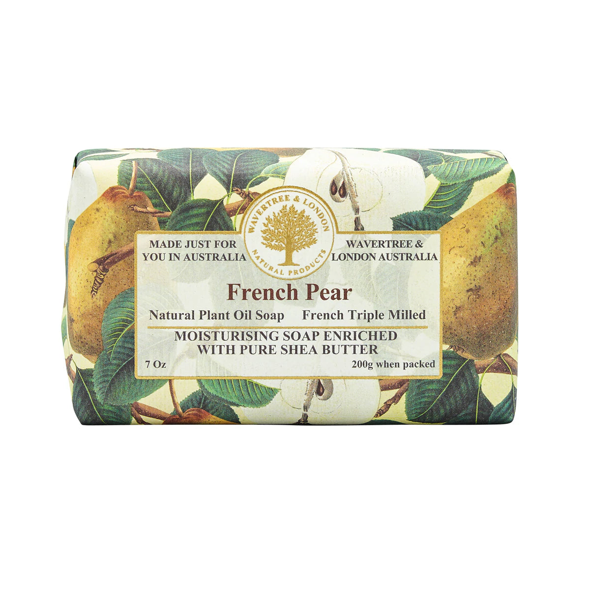 Wavertree and London - French Pear Soap Bar 200g