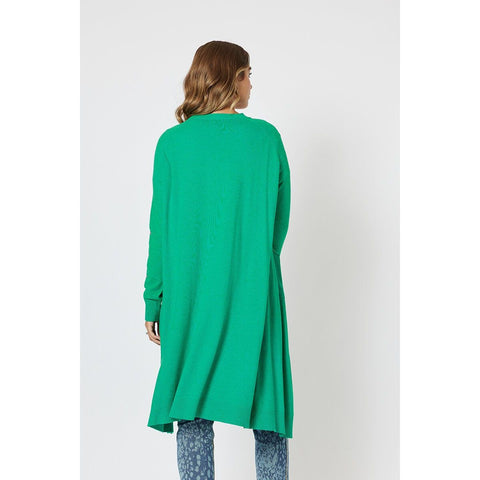 Threadz - Superstar Longline Cardigan - Jade