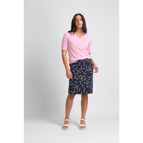 Vassalli - V Neck Top Bubblegum