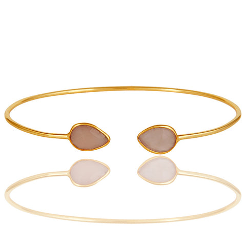 Pearl and Gold Cuff Bracelet