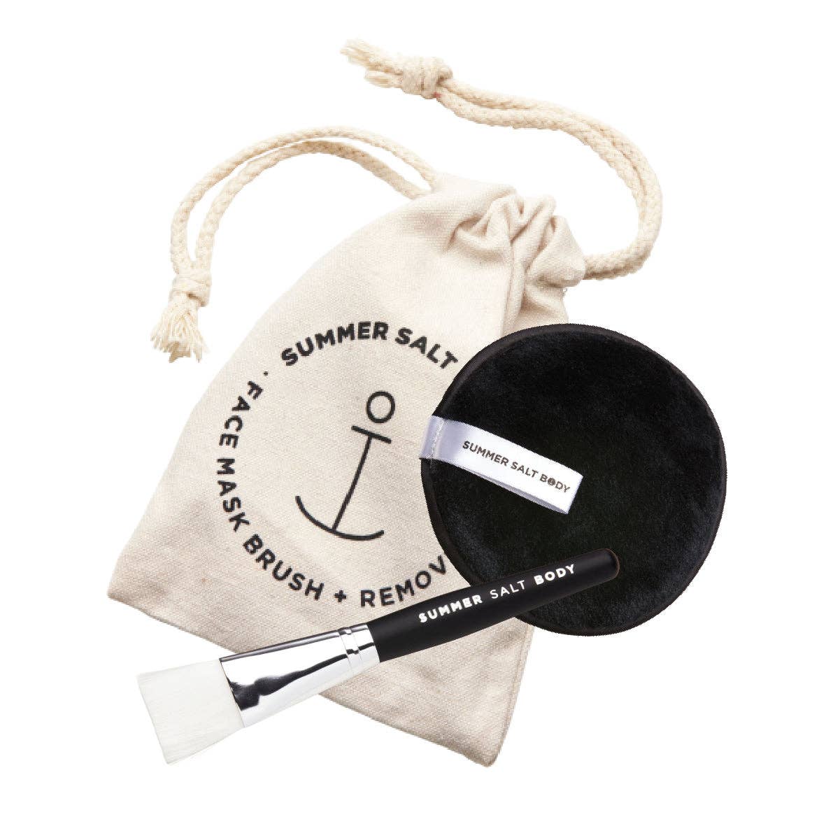 Summer Salt Body - Mask + Makeup Remover Pad & Mask Application Brush