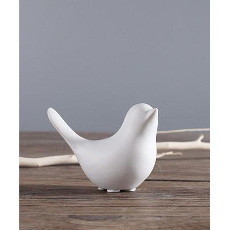 Large Bird - Ceramic White