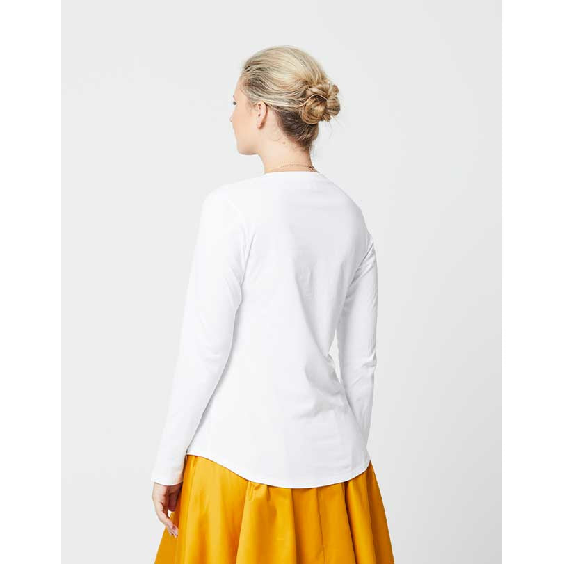 One P - Aus Cotton L/S V Neck Tee
