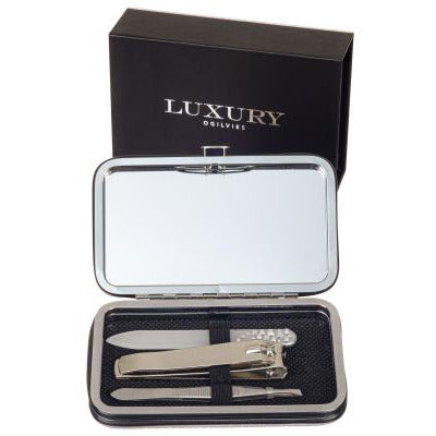 Luxury Beauty Set - Black/Silver