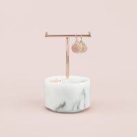 Small Marble T Bar Jewellery Stand