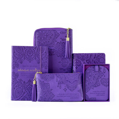 Intrinsic - Violet Purple Passport Wallet