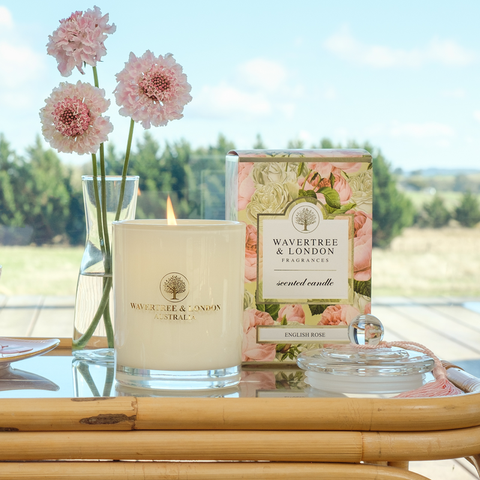 Wavertree and London - English Rose Candle