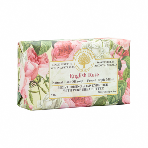 Wavertree and London - English Rose Soap Bar 200g