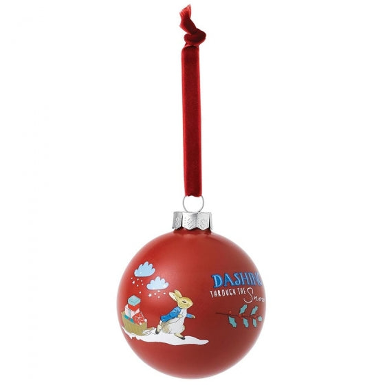 Whitehill & Co -  Peter Rabbit Merry Christmas Ornament